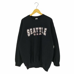 GILDAN(ギルダン) メキシコ製 SEATTLE プリント クルーネックスウェット メンズ impor 中古 古着 0331