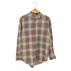ASH CREEK(アッシュ クリーク) ケニア製 ボタンダウンチェックシャツ メンズ import：M 中古 古着 0453