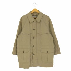 AQUASCUTUM(アクアスキュータム) チェックライナー付き 裏地チェック ミリタリー中綿ジャケット 中古 古着 0605