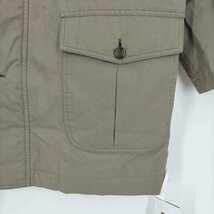 AQUASCUTUM(アクアスキュータム) チェックライナー付き 裏地チェック ミリタリー中綿ジャケット 中古 古着 0605_画像4