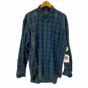 Gap(ギャップ) 90s old ポルトガル製 ボタンダウンチェックシャツ メンズ JPN：L 中古 古着 0944