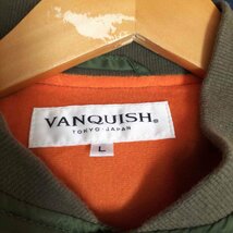 VANQUISH(ヴァンキッシュ) MA-1 フライトジャケット ミリタリーブルゾン メンズ JPN：L 中古 古着 1042_画像6