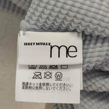 ISSEY MIYAKE me(イッセイミヤケミー) 22SS プリーツスキッパーブラウス レディース 表 中古 古着 0102_画像6