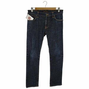 Nudie Jeans(ヌーディージーンズ) ジッパーフライ スキニーデニムパンツ インディゴ メンズ 中古 古着 0404