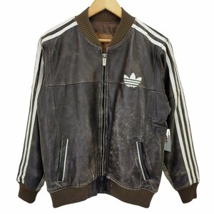 adidas Originals(アディダスオリジナルス) サイドラインレザージャケット メンズ 表記無 中古 古着 0442