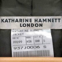 KATHARINE HAMNETT LONDON(キャサリンハムネットロンドン) コットン テーラードジャ 中古 古着 0506_画像6