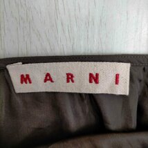 MARNI(マルニ) シルク混 バイカラーフレアスカート レディース 36 中古 古着 0806_画像6