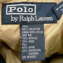 Polo by RALPH LAUREN(ポロバイラルフローレン) ポニー刺繍 ダウンジャケット メンズ 中古 古着 0106_画像6