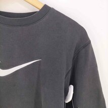 NIKE(ナイキ) 00s フロントビッグ刺繍 リバース クルーネックスウェット メンズ KIDS:L 中古 古着 0313_画像4