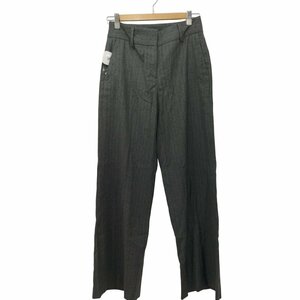 INCOTEX(インコテックス) slowear ストライプ ウールワイドスラックス レディース JPN： 中古 古着 0646