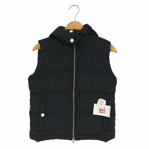 TOMMY HILFIGER( Tommy Hilfiger ) double Zip f- dead down vest lady's i used old clothes 0851