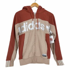 adidas(アディダス) ロゴ刺繍ジップパーカー レディース JPN：36 中古 古着 0143