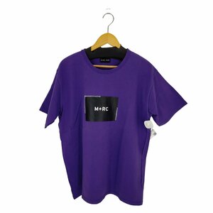 M RC NOIR(マルシェノア) ボックス ロゴ ステッチ Tシャツ インサイドアウト メンズ impo 中古 古着 0445