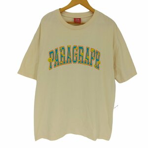 PARAGRAPH(パラグラフ) ビッグシルエット スマイル ロゴ S/S Tシャツ メンズ 表記無 中古 古着 0822