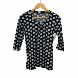 marimekko(マリメッコ) ドット柄七分袖カットソー レディース XS 中古 古着 0929