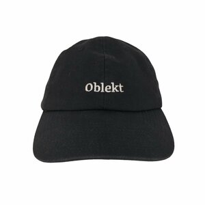 oblekt(オブレクト) USA製 LOGO CAP ロゴ刺繍 キャップ メンズ FREE 中古 古着 0803