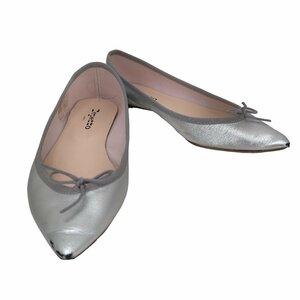 repetto(レペット) BRIGITTE BALLERINA バレエシューズ シルバー レディース 中古 古着 0847