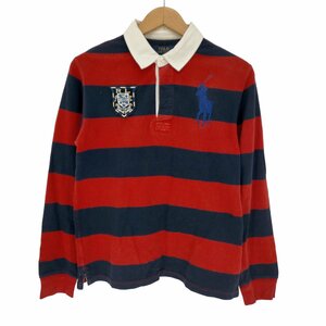 POLO RALPH LAUREN(ポロラルフローレン) ボーダー柄 ビッグポニー L/S ラガー シャツ 中古 古着 0429