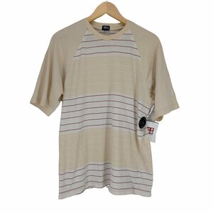 Stussy(ステューシー) 90-00s 紺タグ ラグランスリーブボーダーTシャツ メンズ JPN：M 中古 古着 0830