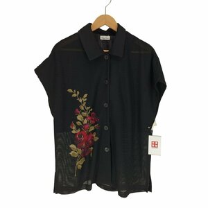 USED古着(ユーズドフルギ) Dony Fashion 花柄 メッシュ S/S シャツ レディース JP 中古 古着 1222