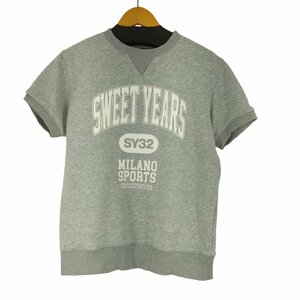 SY32 by SWEET YEARS(エスワイサーティトゥー) SWEAT COLLEGE LOGO T 中古 古着 0424