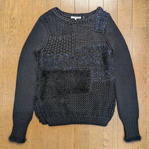 HELMUT LANG Helmut Lang лоскутное шитье вязаный свитер XS размер 