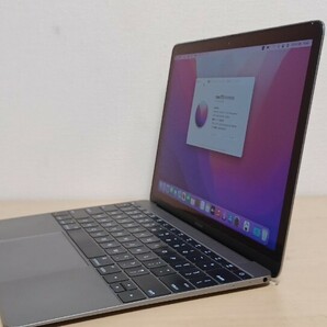 Apple MacBook A1534 デュアルコアCore m7/8GB/SSD 500GB Retine 12inch Early 2016 mac os Monterey 中古品の画像4