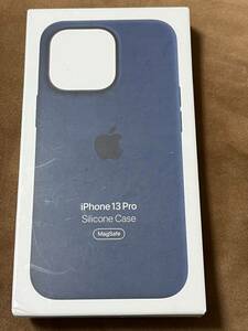 Apple Apple оригинальный * iPhone 13 Pro силиконовый чехол *a винт голубой * новый товар 