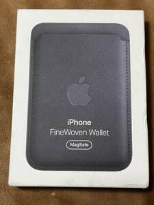Apple Apple оригинальный * MagSafe соответствует iPhone штраф u-bn бумажник * черный * прекрасный товар 