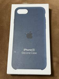 Apple Apple original * iPhone 7 / 8 / SE silicon case *a screw blue * new goods 