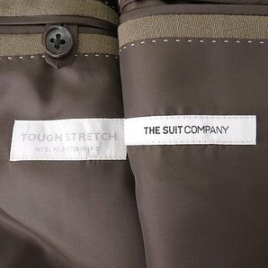 新品 スーツカンパニー TOUGH STRETCH 2パンツ サマー スーツ A6(L) ベージュ 【J48533】 175-6D 春夏 ストレッチ ウール 背抜き メンズの画像10