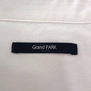 新品 Grand PARK ニコル 国産素材 オックスフォード シャツ 50(LL) 白 【I45927】 NICOLE 春夏 メンズ 長袖 レギュラーカラー コットンの画像8