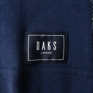 新品 ダックス チェック 切替 ヘンリーネック カットソー L 紺 【I48839】 DAKS LONDON メンズ Tシャツ ロンT プルオーバーの画像6