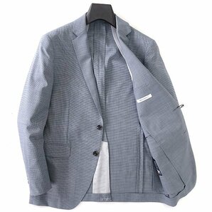 新品 スーツカンパニー SOLOTEX DRY サマー ウール スーツ A6(L) 白青 【J42128】 NR05 175-6D THE SUIT COMPANY メンズ セットアップの画像2