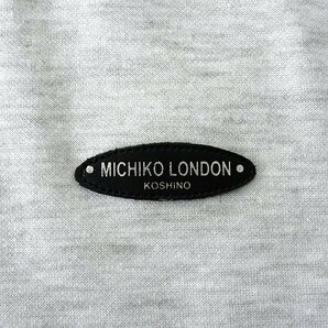 新品 ミチコロンドン 春秋 スウェット トレーナー M 白 【ML9W-R350_LGA】 MICHIKO LONDON KOSHINO メンズ ロゴ ワッペンの画像5