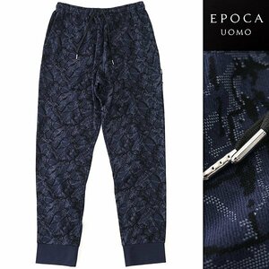  новый товар Epoca womo весна лето камуфляж джерси - легкий брюки M темно-синий [P28595] мужской EPOCA UOMO хлопок Jog бегун summer 