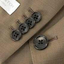 新品 スーツカンパニー TOUGH STRETCH 2パンツ サマー スーツ A5(M) ベージュ 【J43517】 170-6D 春夏 ストレッチ ウール 耐久性 ビジネス_画像9