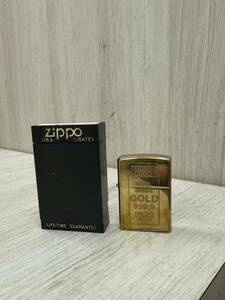 綺麗品　ジッポ　ZIPPO ライター　GOLD 999.9 ケース有