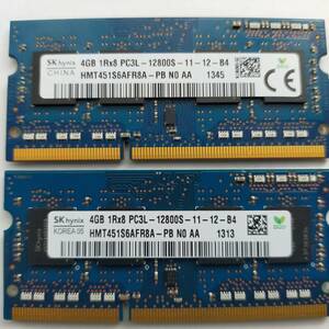 SKHYNIx PC3L-12800 4GBx2