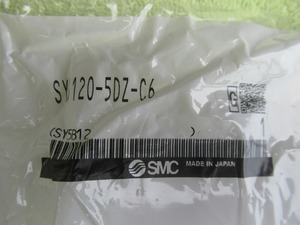 SMC　5ポートソレノイドバルブ 　SY120-5DZ-C6　※新古品　　V-119