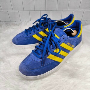 極美品 adidas HANDBALLl SPEZIAL 26 スニーカー ハンドボールスペツィアル 青×黄色 オシャレ 人気