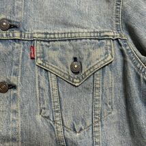 古着【LEVI’S】90's デニムジャケット Gジャン メンズ L ヴィンテージ 希少 レア 92年製 vintage 71557_画像4