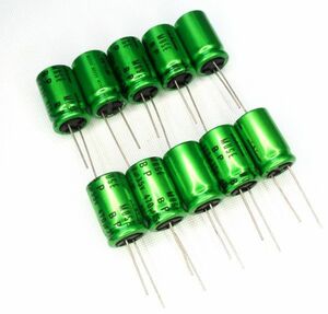 [10個] ES 35V 470uF MUSE ニチコン ★ オーディオ用無極製品 生産終了品