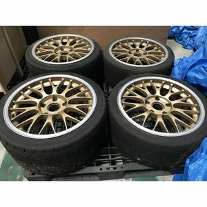 [M108] 【送料無料】Porsche996用 BBS DTM 18 Inch アルミ 4本set F9J R11J