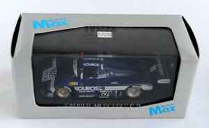 Max マックスモデル 1/43スケールモデルカー1008 ザウバー メルセデスC9 Kouros ルマン#62 1987