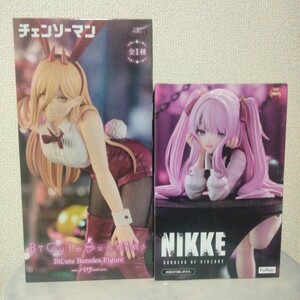 勝利の女神：NIKKEぬーどるストッパーフィギュア☆ユニ＆チェンソーマン☆パワーバニーフィギュアセット