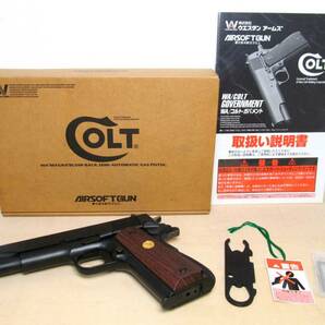 WA ★ウエスタンアームズ COLT GOVERNMENT MKⅣ SERIES`70 コルト ガバメント シリーズ70 動作確認済み ガス漏れ無し★ 中古の画像3