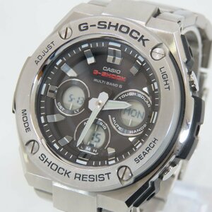 7656-60 CASIO Casio G-SHOCKji- shock GST-W310D men's wristwatch Tough Solar Digi-Ana face radio wave solar present condition operation goods 