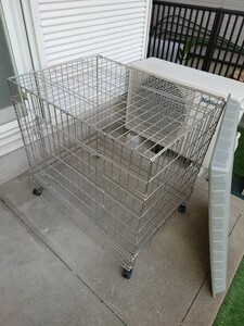  made of stainless steel pet cage used 