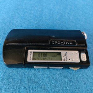 【起動確認済】CREATIVE MuVo TX FM　512MB MUSICプレーヤー USB接続 ICレコーダー ボイスレコーダー ブラック　